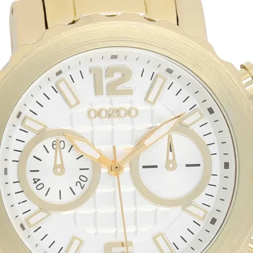 Oozoo Herren Armbanduhr Vintage Series Analog Metall gold UOC5747A