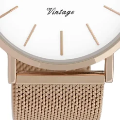 Oozoo Herren Armbanduhr Vintage Series C9916A Analog Edelstahl roségold UOC9916A