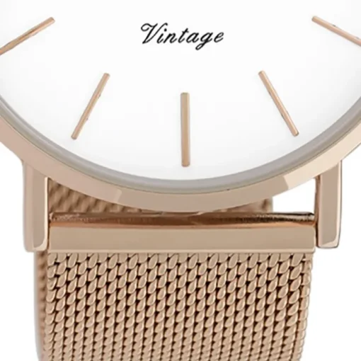 Oozoo Herren Armbanduhr Vintage Series C9916A Analog Edelstahl roségold UOC9916A