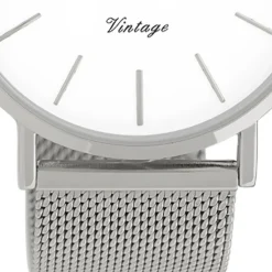 Oozoo Herren Armbanduhr Vintage Series C9900A Analog Edelstahl silber UOC9900A
