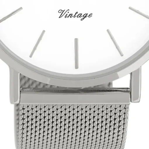 Oozoo Herren Armbanduhr Vintage Series C9900A Analog Edelstahl silber UOC9900A