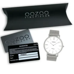 Oozoo Herren Armbanduhr Vintage Series C9900A Analog Edelstahl silber UOC9900A