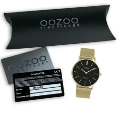 Oozoo Herren Armbanduhr Vintage Series C9913A Analog Edelstahl gold UOC9913A