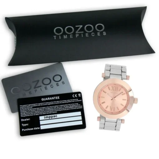 Oozoo Herren Armbanduhr Vintage Series Analog Metall silber UOC5752A