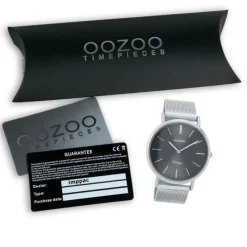Oozoo Herren Armbanduhr Vintage Series C9937A Analog Edelstahl silber UOC9937A