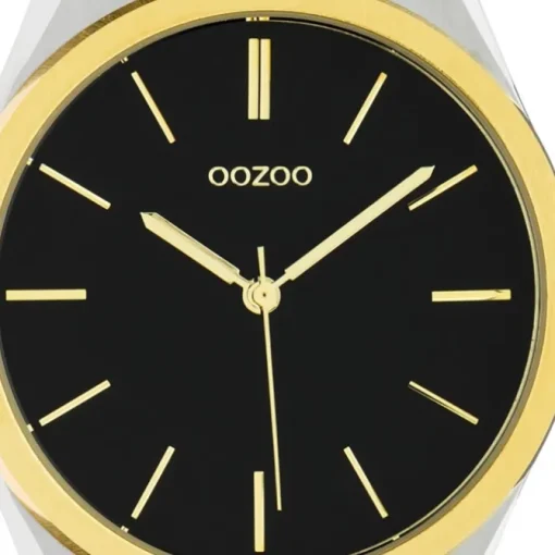 Oozoo Herren Damen Armbanduhr Timepieces C10522 Edelstahl silber gold UOC10522