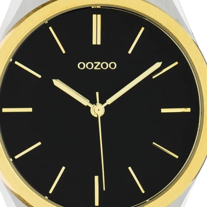 Oozoo Herren Damen Armbanduhr Timepieces C10522 Edelstahl silber gold UOC10522