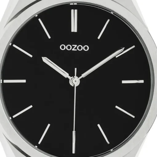 Oozoo Herren Damen Armbanduhr Timepieces C10521 Analog Edelstahl silber UOC10521