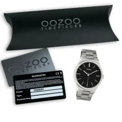 Oozoo Herren Damen Armbanduhr Timepieces C10521 Analog Edelstahl silber UOC10521