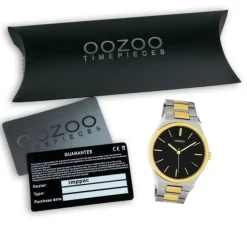 Oozoo Herren Damen Armbanduhr Timepieces C10522 Edelstahl silber gold UOC10522
