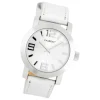 Oozoo Kinder Jugend Armbanduhr JR200 Analog Leder silber UOJR200