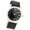 Oozoo Kinder Jugend Armbanduhr JR204 Quarzwerk Leder schwarz UOJR204