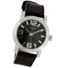 Oozoo Kinder Jugend Armbanduhr JR203 Quarzwerk Leder dunkelbraun UOJR203