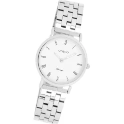 Oozoo Unisex Armbanduhr OOZOO Vintage Analog Edelstahl silber UOC20372