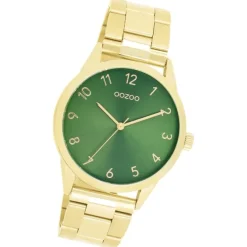 Oozoo Unisex Armbanduhr OOZOO Timepieces Analog Edelstahl gold UOC11426