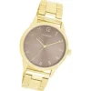 Oozoo Unisex Armbanduhr OOZOO Timepieces Analog Edelstahl gold UOC11425