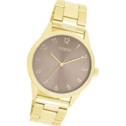 Oozoo Unisex Armbanduhr OOZOO Timepieces Analog Edelstahl gold UOC11425