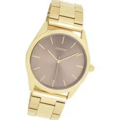 Oozoo Unisex Armbanduhr OOZOO Timepieces Analog Edelstahl gold UOC11431