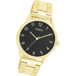 Oozoo Unisex Armbanduhr OOZOO Timepieces Analog Edelstahl gold UOC11427