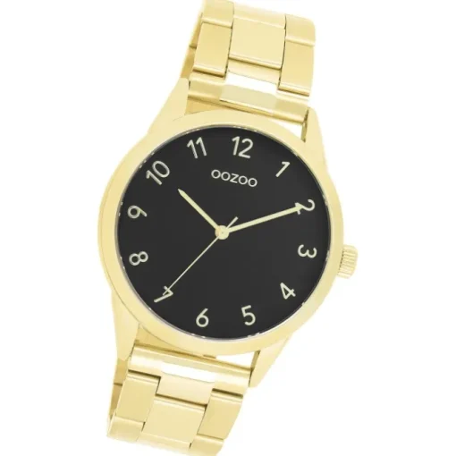 Oozoo Unisex Armbanduhr OOZOO Timepieces Analog Edelstahl gold UOC11427