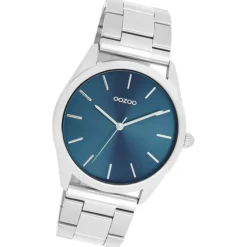 Oozoo Unisex Armbanduhr OOZOO Timepieces Analog Edelstahl silber UOC11428