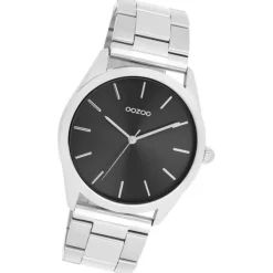 Oozoo Unisex Armbanduhr OOZOO Timepieces Analog Edelstahl silber UOC11429