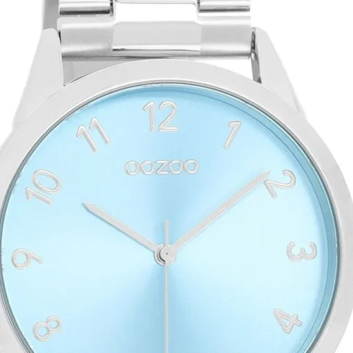 Oozoo Unisex Armbanduhr OOZOO Timepieces Analog Edelstahl silber UOC11423
