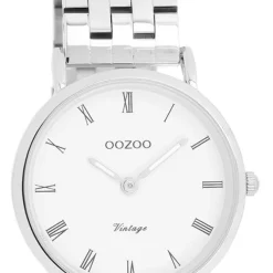 Oozoo Unisex Armbanduhr OOZOO Vintage Analog Edelstahl silber UOC20372