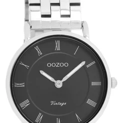Oozoo Unisex Armbanduhr OOZOO Vintage Analog Edelstahl silber UOC20373