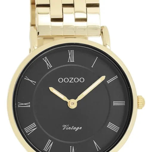 Oozoo Unisex Armbanduhr OOZOO Vintage Analog Edelstahl gold UOC20378