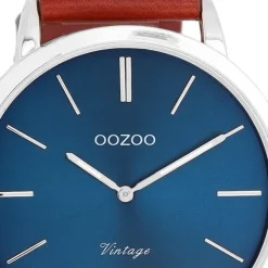 Oozoo Unisex Armbanduhr OOZOO Vintage Series Analog Leder braun UOC20387
