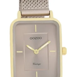 Oozoo Unisex Armbanduhr OOZOO Vintage Series Analog Metall beige UOC20384