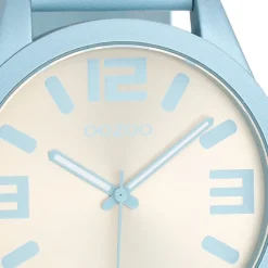 Oozoo Unisex Armbanduhr OOZOO Timepieces Analog Leder blau UOC1094A