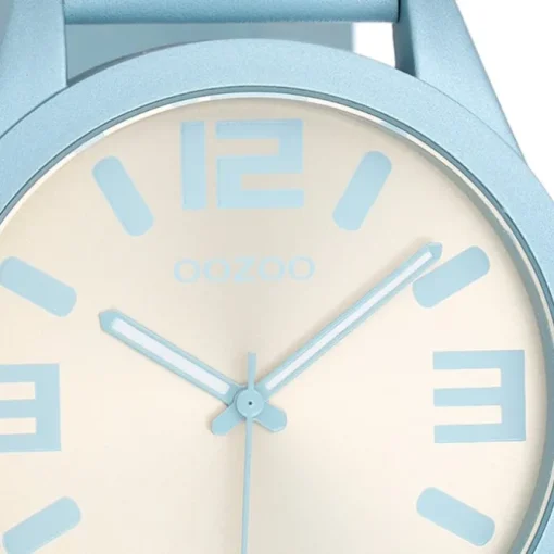 Oozoo Unisex Armbanduhr OOZOO Timepieces Analog Leder blau UOC1094A