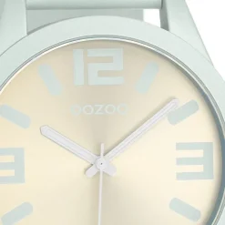 Oozoo Unisex Armbanduhr OOZOO Timepieces Analog Leder grau UOC1095A