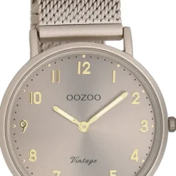 Oozoo Unisex Armbanduhr OOZOO Vintage Series Analog Metall beige UOC20382
