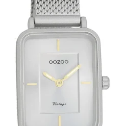 Oozoo Unisex Armbanduhr OOZOO Vintage Series Analog Metall grau UOC20383