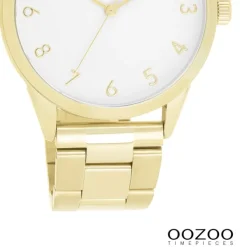 Oozoo Unisex Armbanduhr OOZOO Timepieces Analog Edelstahl gold UOC11424