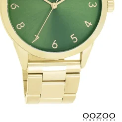 Oozoo Unisex Armbanduhr OOZOO Timepieces Analog Edelstahl gold UOC11426
