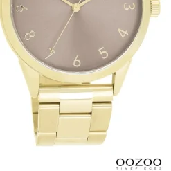 Oozoo Unisex Armbanduhr OOZOO Timepieces Analog Edelstahl gold UOC11425