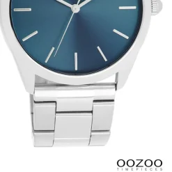 Oozoo Unisex Armbanduhr OOZOO Timepieces Analog Edelstahl silber UOC11428