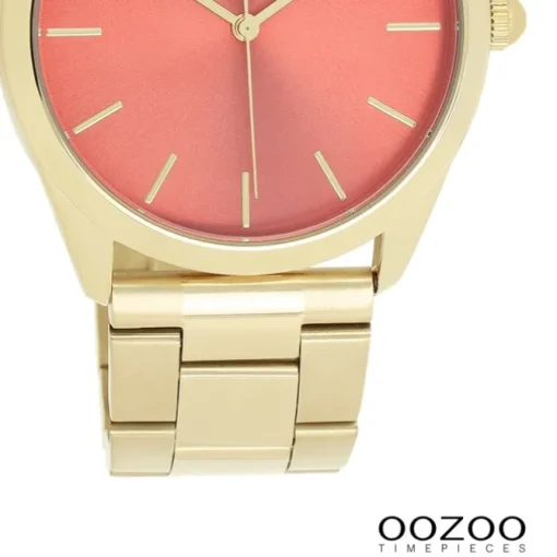 Oozoo Unisex Armbanduhr OOZOO Timepieces Analog Edelstahl gold UOC11432