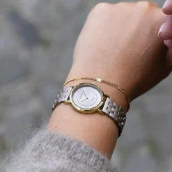 Oozoo Unisex Armbanduhr OOZOO Vintage Analog Edelstahl beige UOC20375