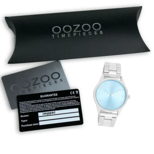 Oozoo Unisex Armbanduhr OOZOO Timepieces Analog Edelstahl silber UOC11423
