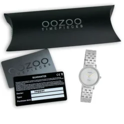 Oozoo Unisex Armbanduhr OOZOO Vintage Analog Edelstahl grau UOC20374