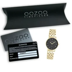 Oozoo Unisex Armbanduhr OOZOO Vintage Analog Edelstahl gold UOC20378