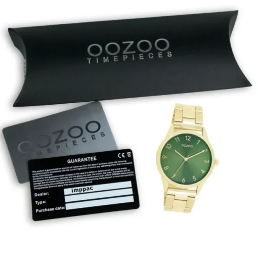 Oozoo Unisex Armbanduhr OOZOO Timepieces Analog Edelstahl gold UOC11426