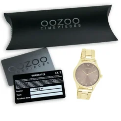 Oozoo Unisex Armbanduhr OOZOO Timepieces Analog Edelstahl gold UOC11425