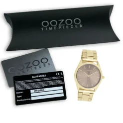 Oozoo Unisex Armbanduhr OOZOO Timepieces Analog Edelstahl gold UOC11431