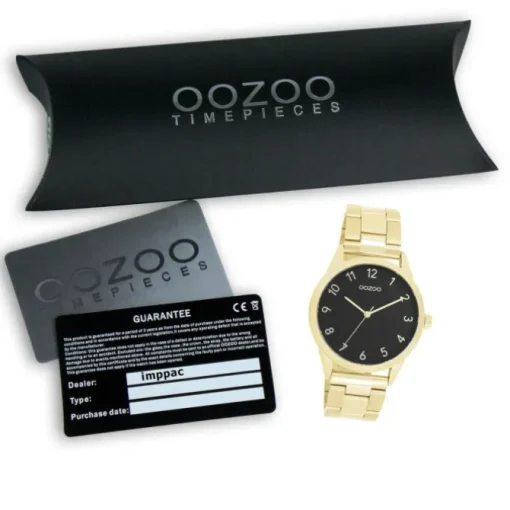 Oozoo Unisex Armbanduhr OOZOO Timepieces Analog Edelstahl gold UOC11427